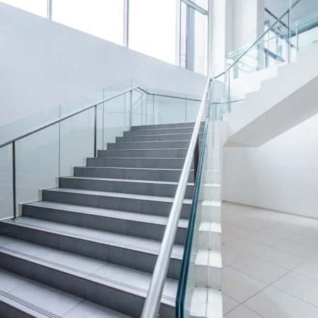 03- Recessed Glass Railings